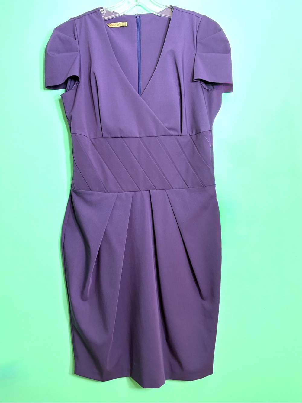 Miss Perrletti   Elegant Fashion  Purple Dress